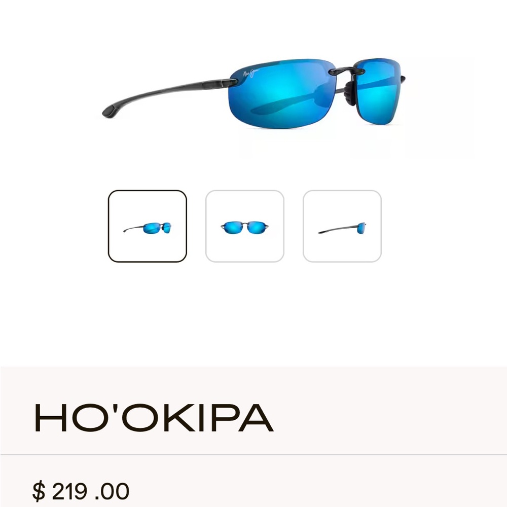 HO'OKIPA Polarized Rimless Sunglasses - Face shape: Large New